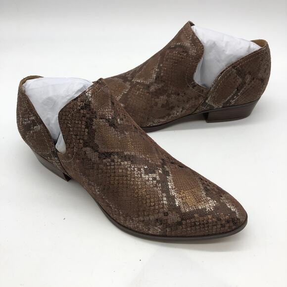 Naturalizer Women's Belinda Chestnut Snake Loafer Brown 8.5 M New - Picture 6 of 7